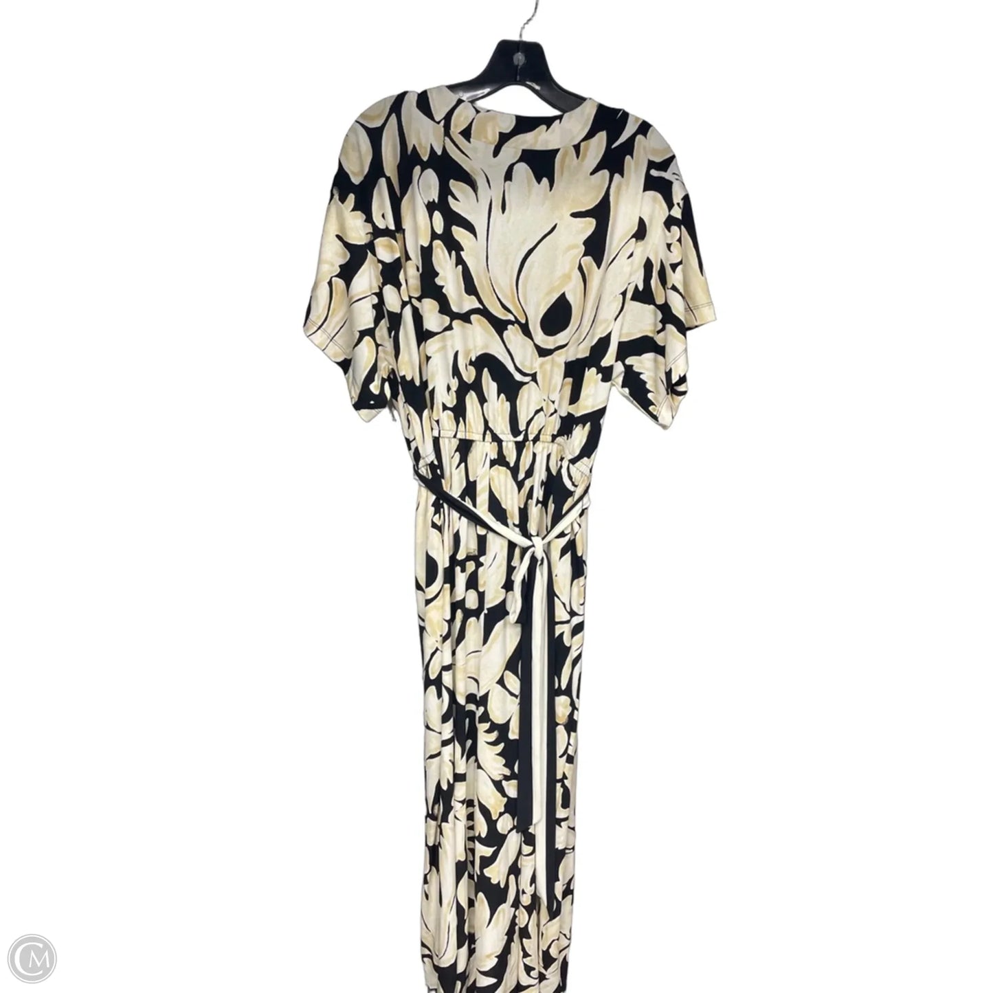 Jumpsuit By Lane Bryant In Black & Cream, Size: 2x