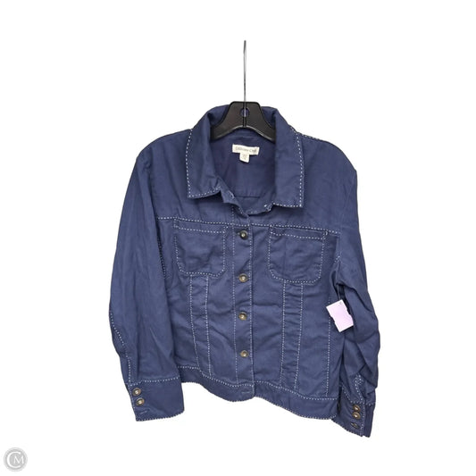Jacket Other By Coldwater Creek In Blue, Size: 16