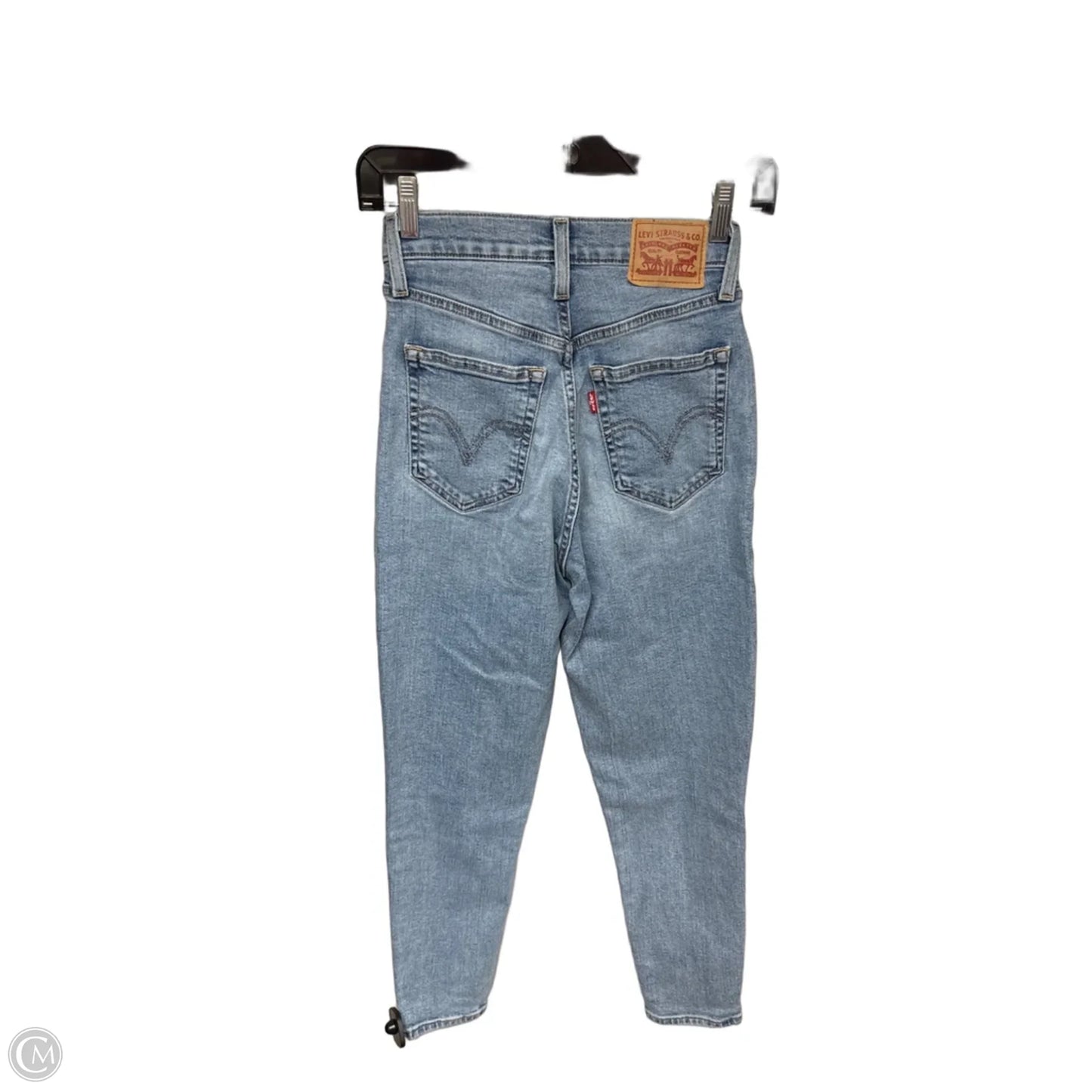 Jeans Straight By Levis In Blue Denim, Size: 0