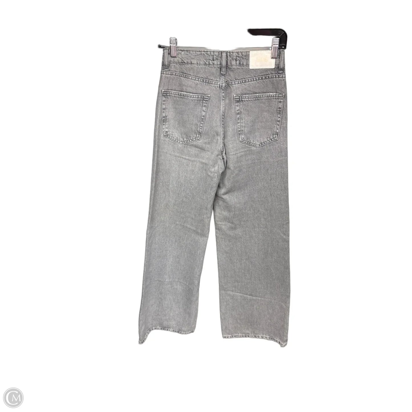 Jeans Wide Leg By Zara In Grey, Size: 0
