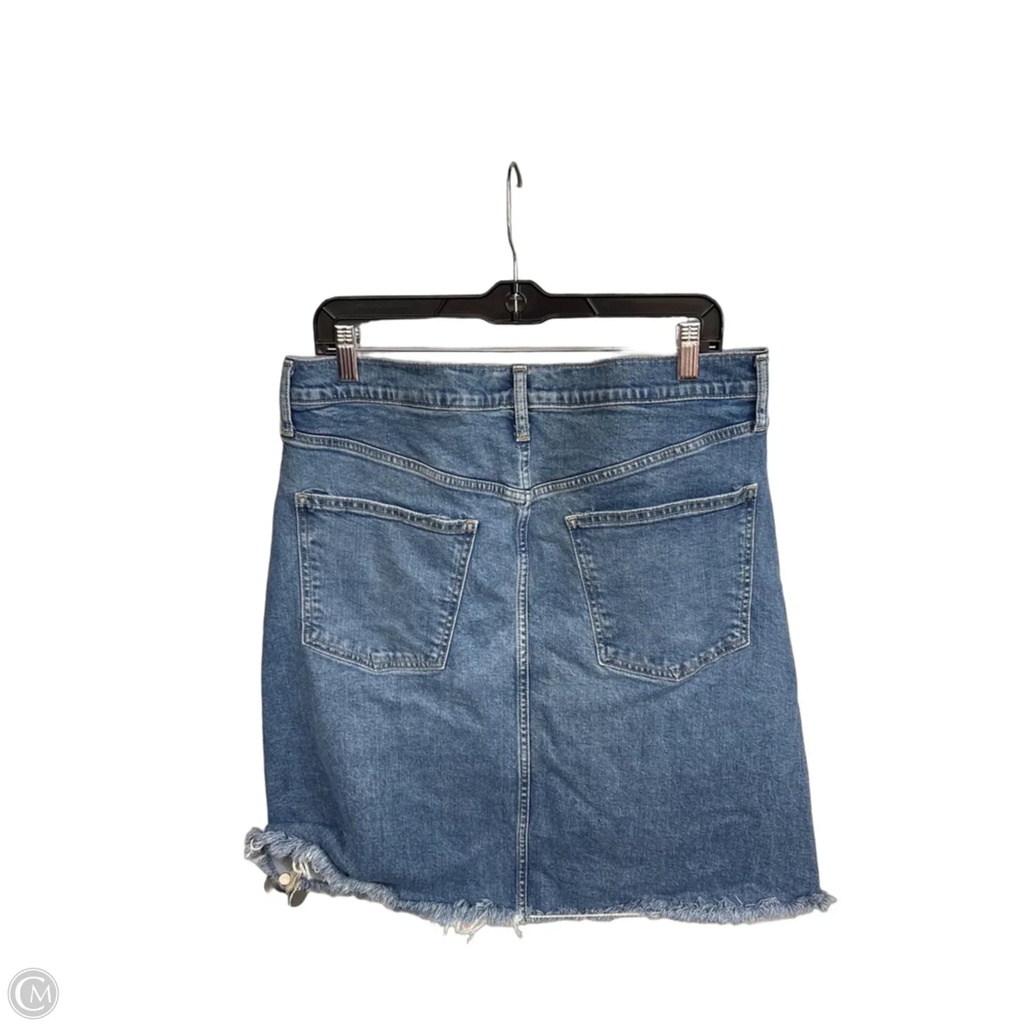 Skirt Mini & Short By Gap In Blue Denim, Size: 14