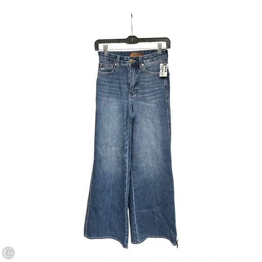 Jeans Wide Leg By Judy Blue In Blue Denim, Size: 2