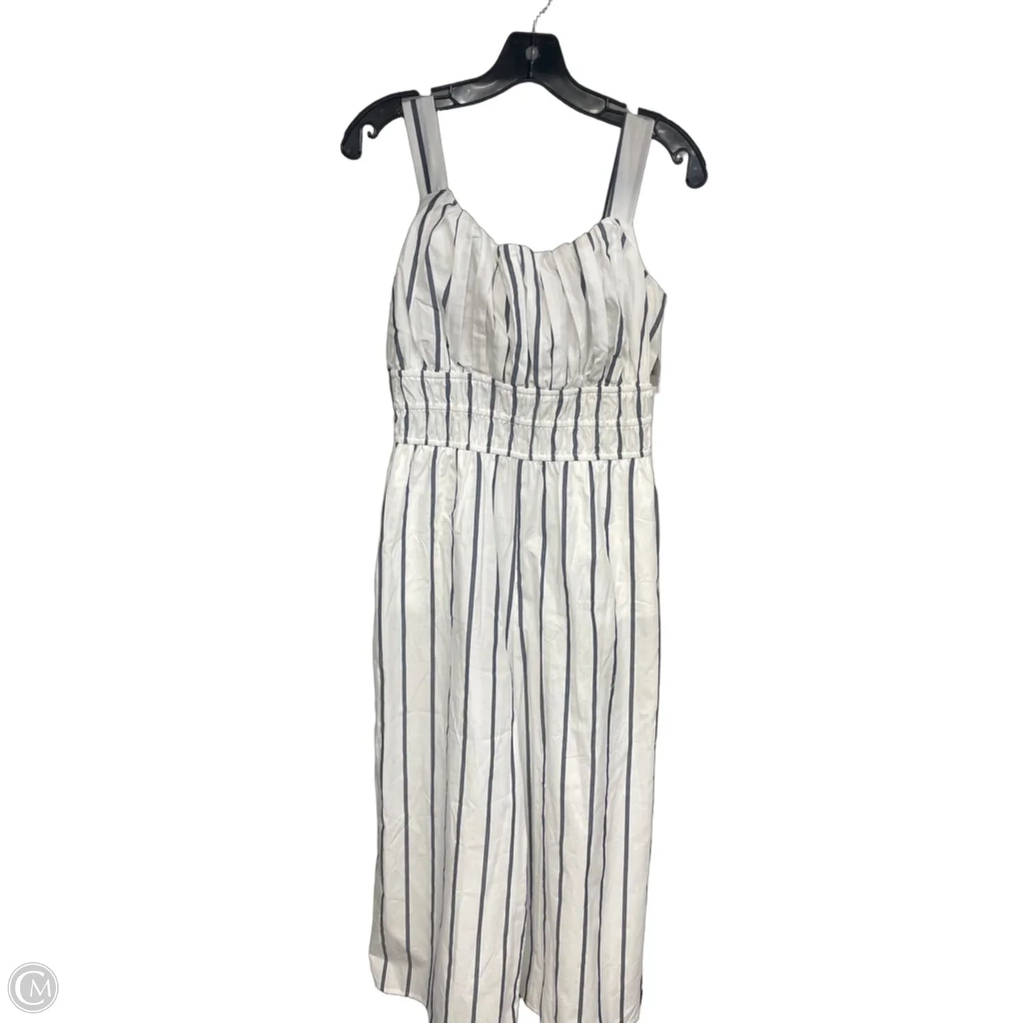 Dress Casual Maxi By Lc Lauren Conrad In Blue & White, Size: S