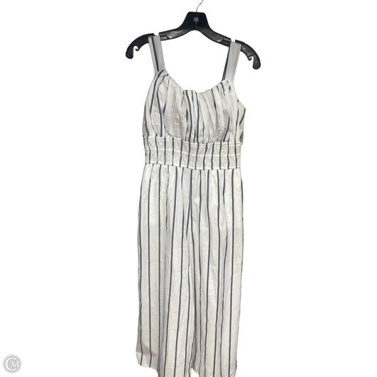 Dress Casual Maxi By Lc Lauren Conrad In Blue & White, Size: S