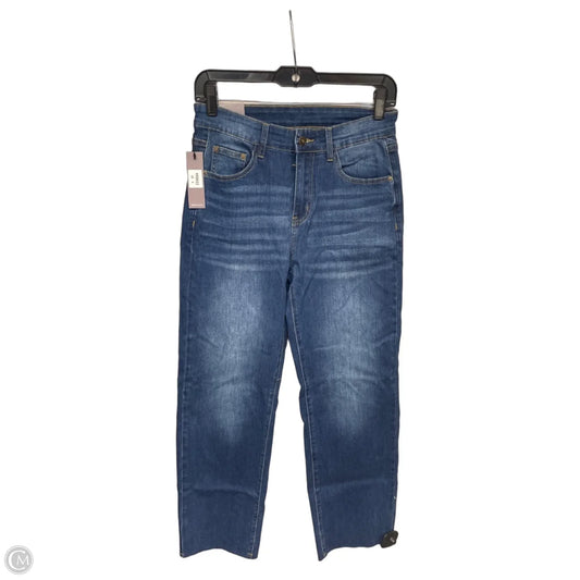 Jeans Straight By Clothes Mentor In Blue Denim, Size: 4