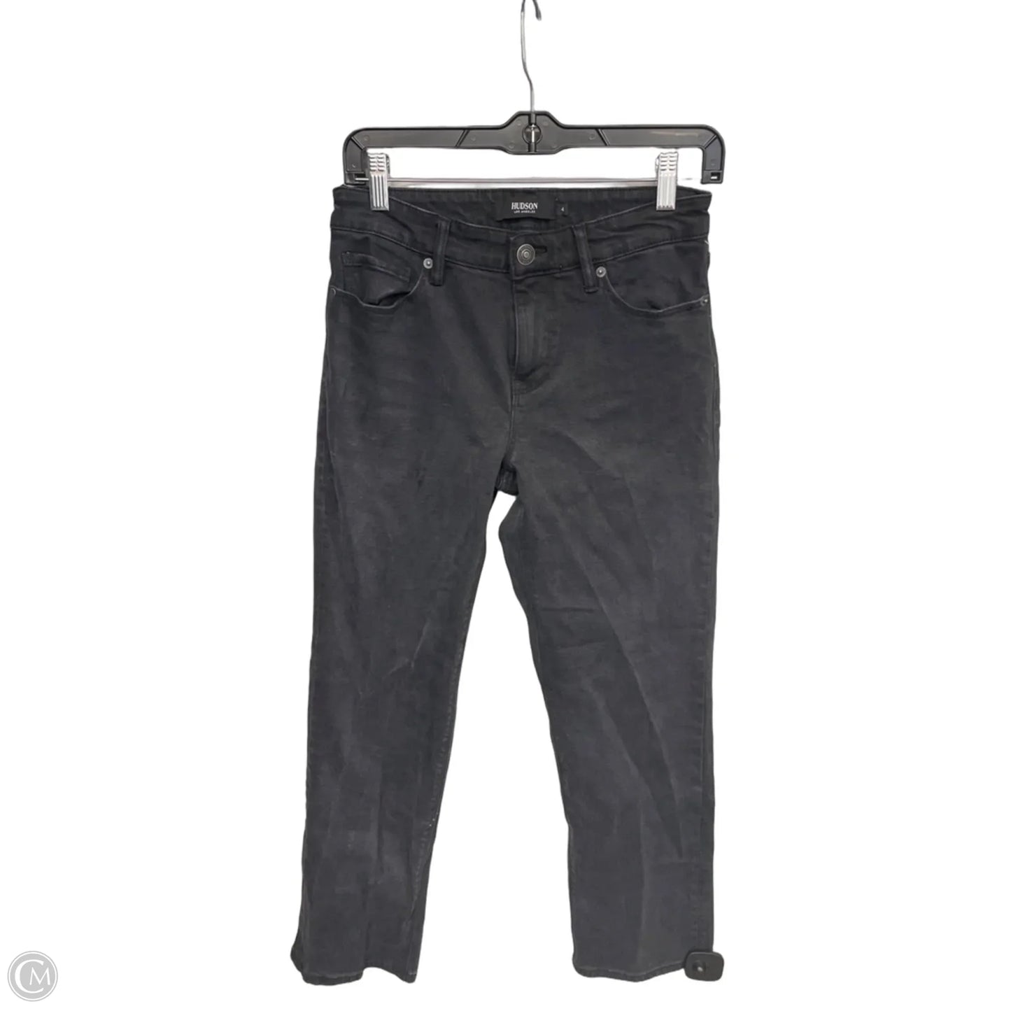 Jeans Straight By Hudson In Black, Size: 4