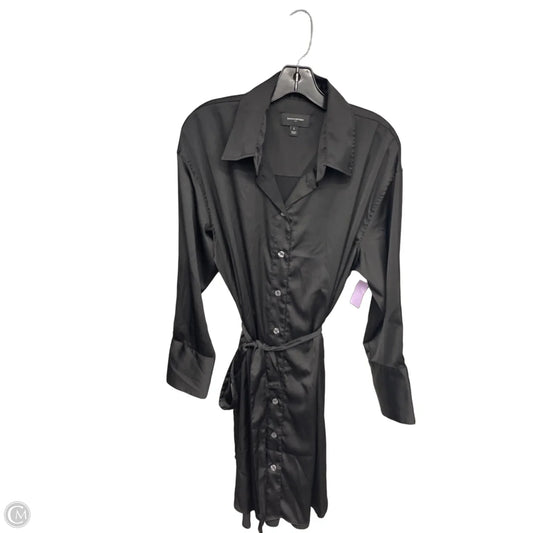 Dress Casual Maxi By Banana Republic In Black, Size: L