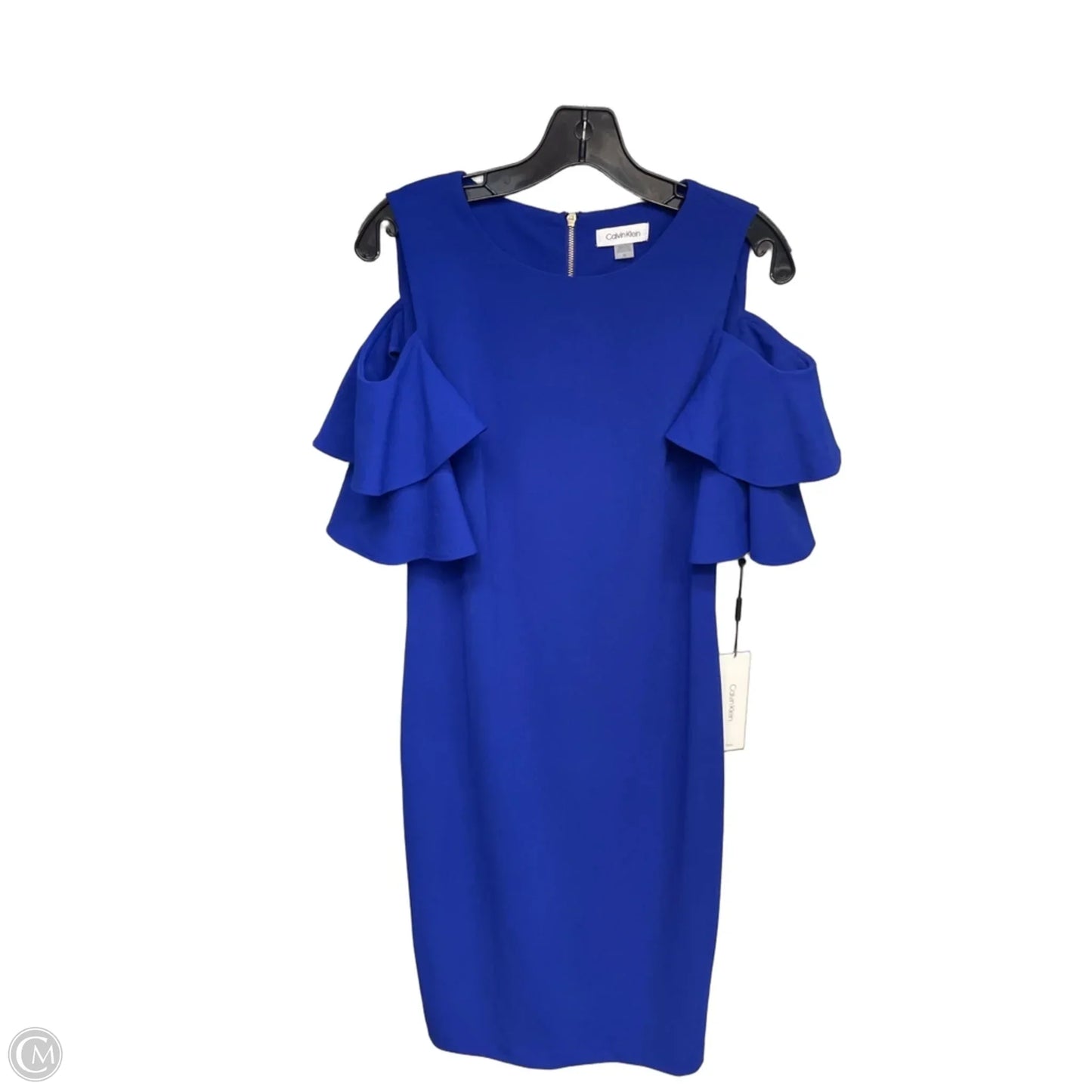 Dress Party Short By Calvin Klein In Blue, Size: 10