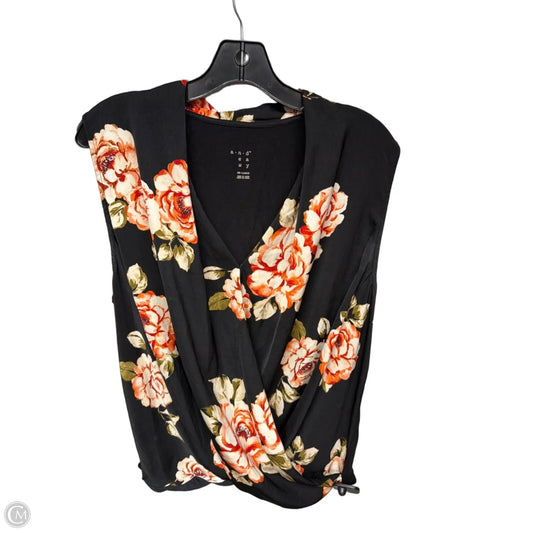 Top Sleeveless By A New Day In Floral Print, Size: Xxl