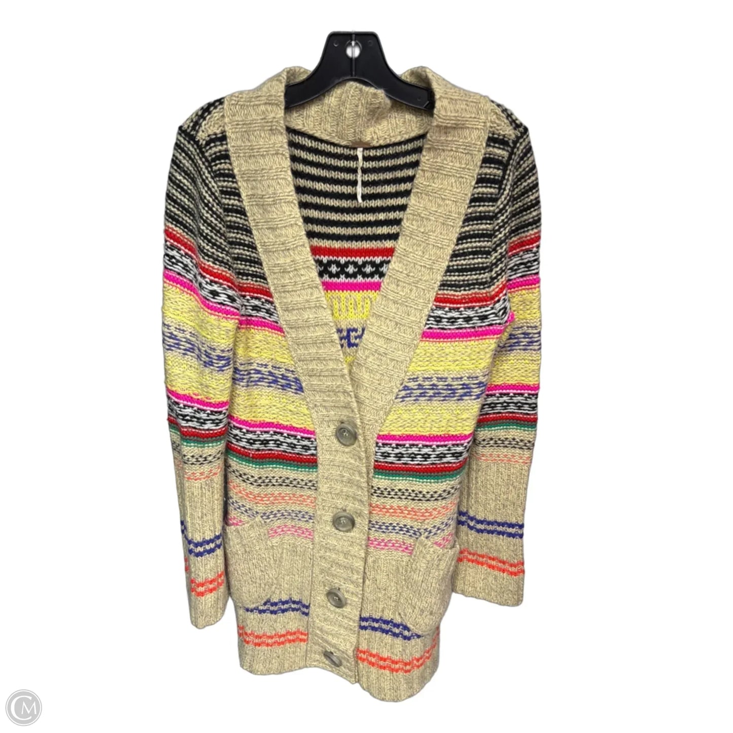 Cardigan By Free People In Striped Pattern, Size: S