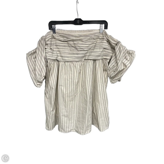 Dress Casual Short By Abercrombie And Fitch In Black & Cream, Size: Xxl