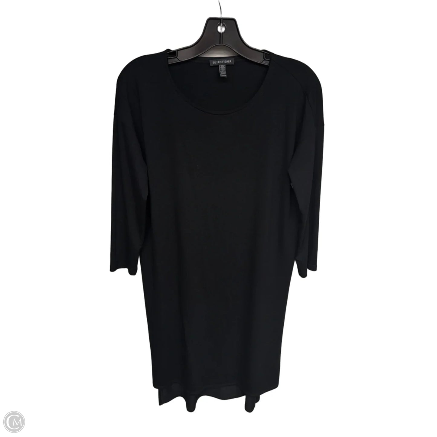 Dress Casual Midi By Eileen Fisher In Black, Size: Xxs