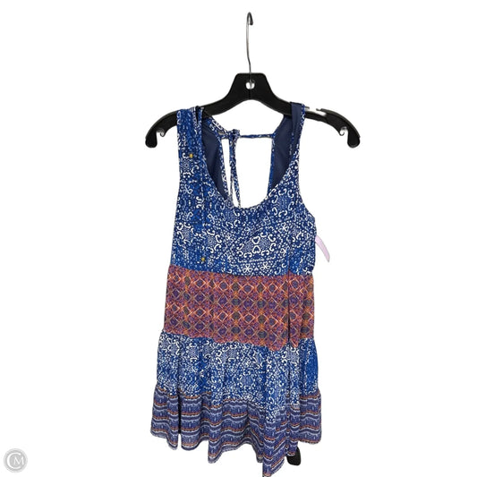 Dress Casual Short By Speechless In Blue & White, Size: L