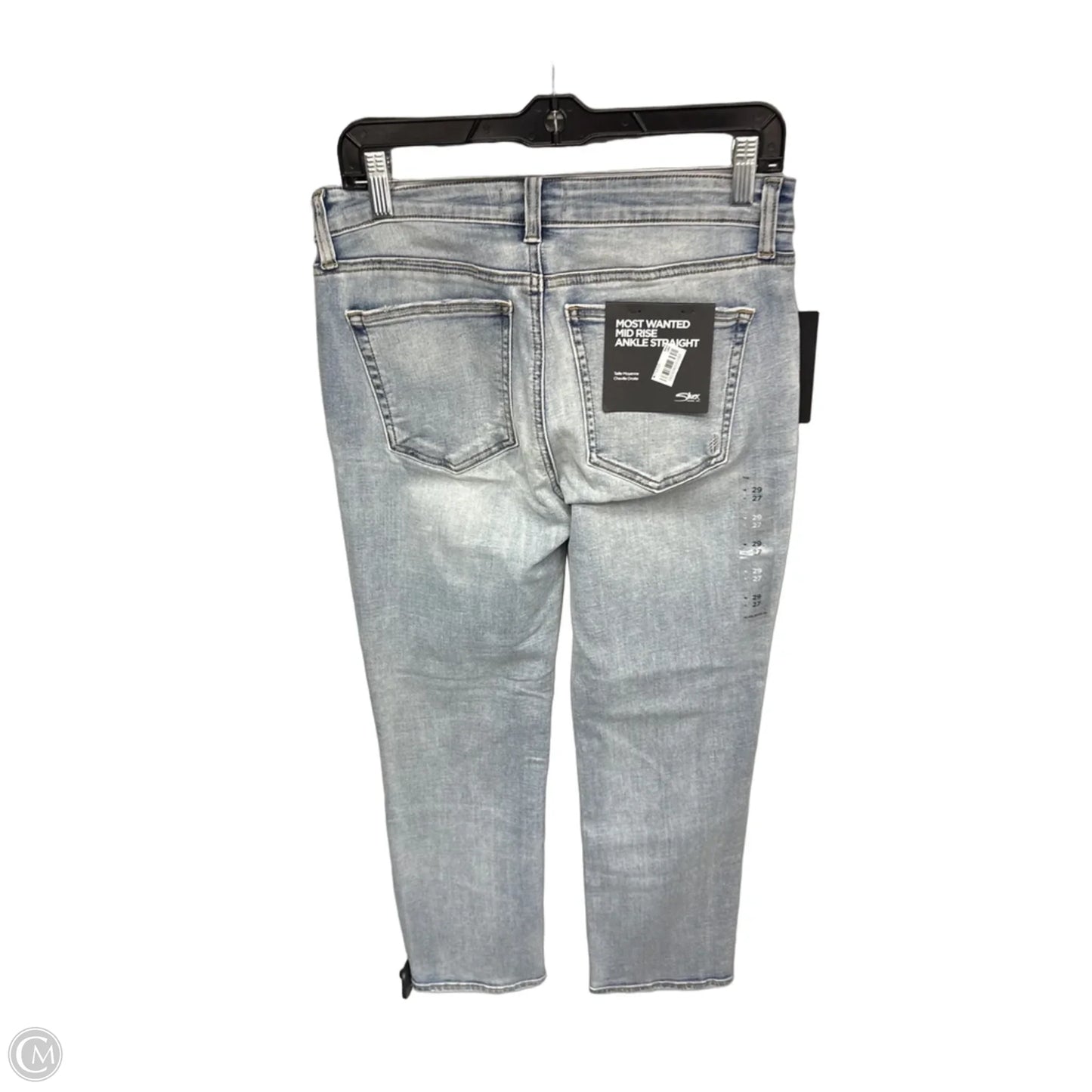 Jeans Straight By Silver In Blue Denim, Size: 8