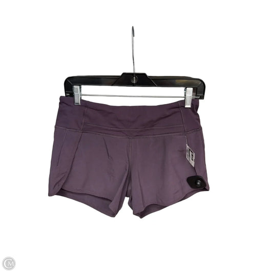 Athletic Shorts By Lululemon In Purple, Size: 4