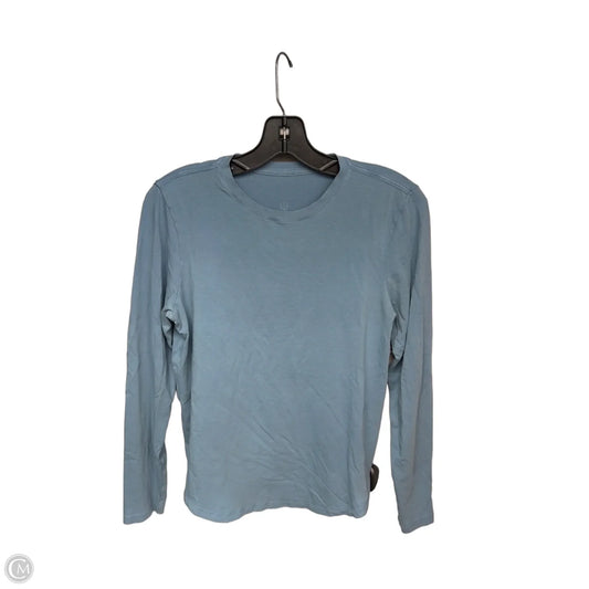 Athletic Top Long Sleeve Crewneck By Lululemon In Blue, Size: S