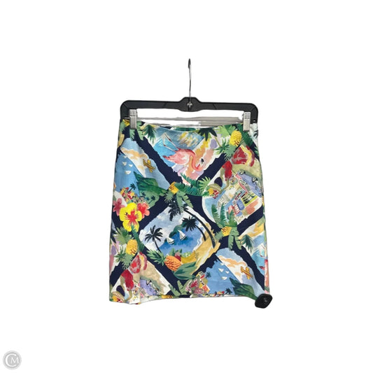 Skirt Midi By Talbots In Tropical Print, Size: 2p