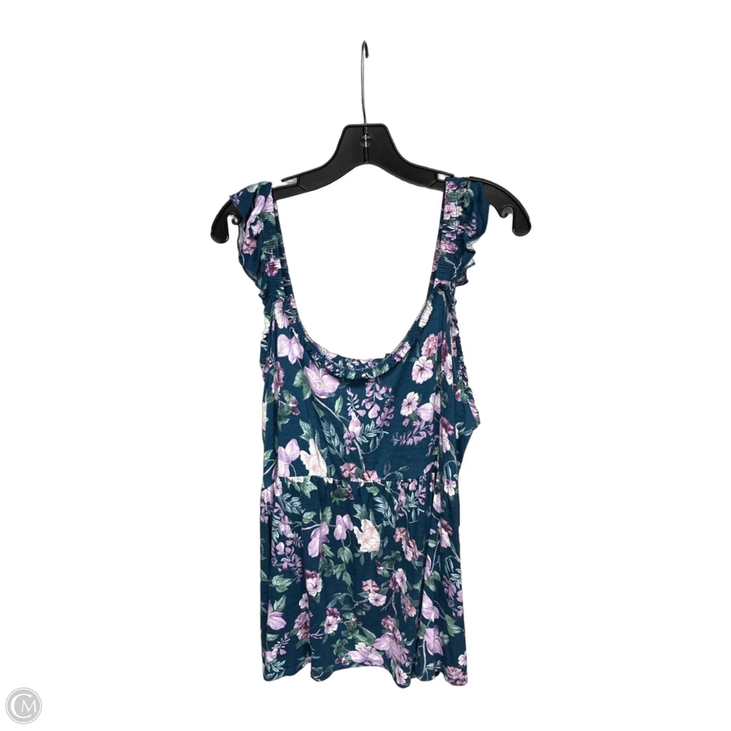 Top Sleeveless By Torrid In Teal, Size: 4