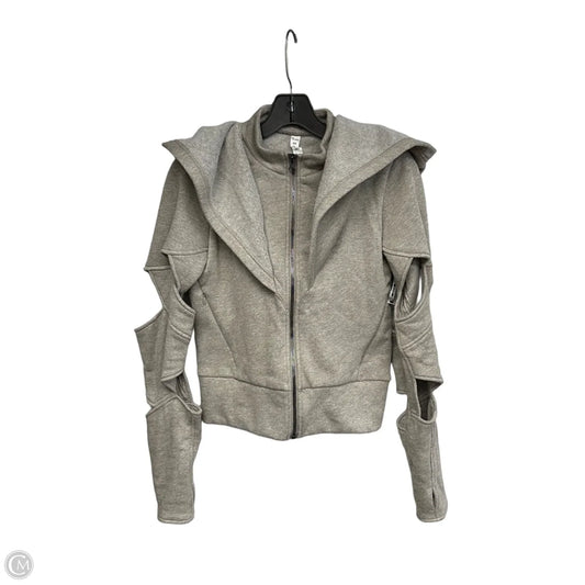 Athletic Sweatshirt Hoodie By Alo In Taupe, Size: Xs