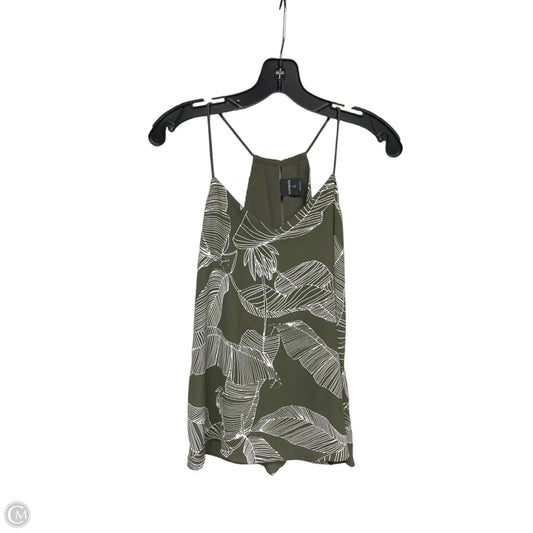 Top Sleeveless By Express In Green, Size: S