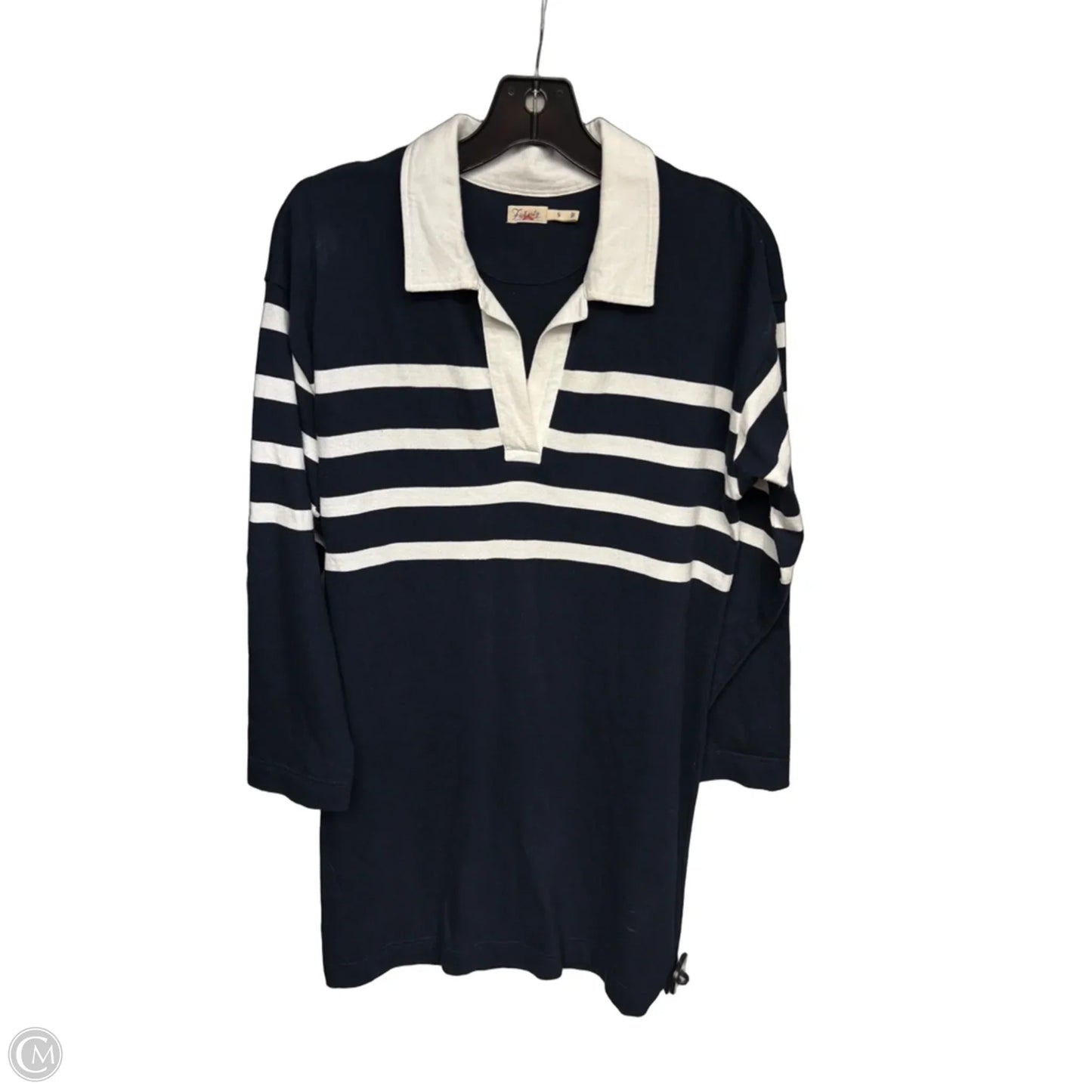 Dress Casual Short By Faherty In Blue & White, Size: S