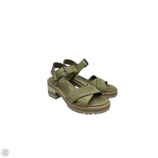 Shoes Heels Block By Timberland In Green, Size: 5.5