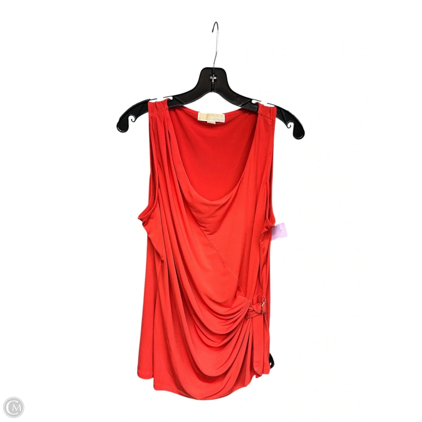 Top Sleeveless By Michael By Michael Kors In Orange, Size: Xl