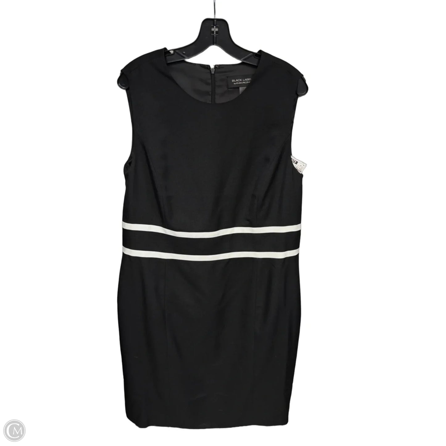 Dress Party Midi By Black Label In Black & White, Size: 18