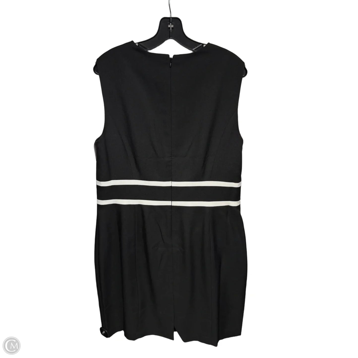 Dress Party Midi By Black Label In Black & White, Size: 18