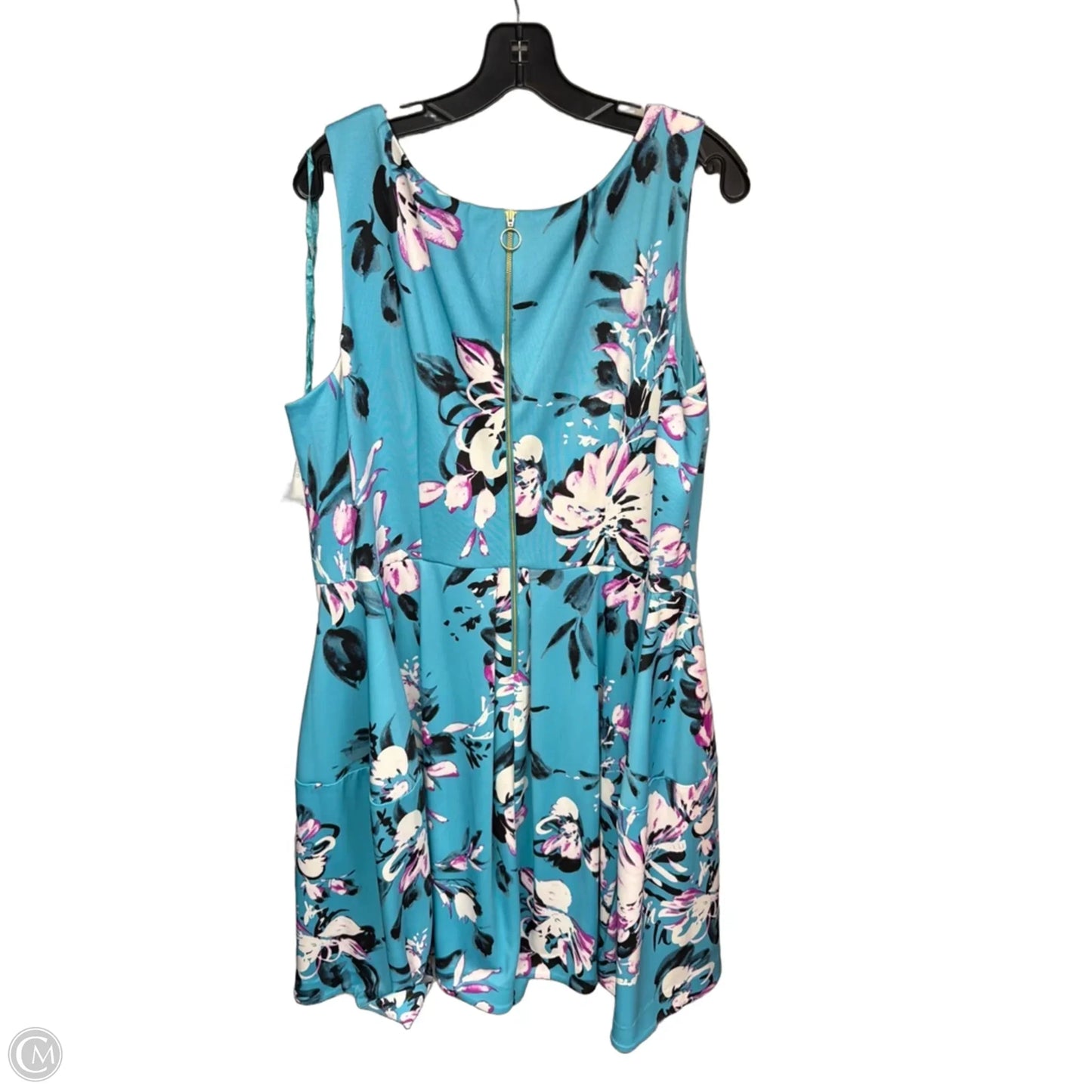 Dress Party Midi By Roz And Ali In Floral Print, Size: 20