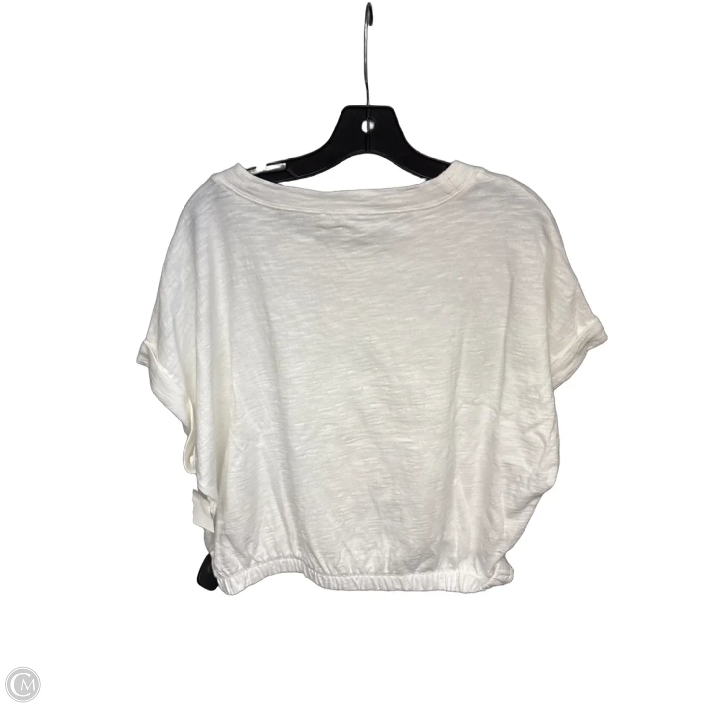 Top Short Sleeve By Loft In White, Size: Xl