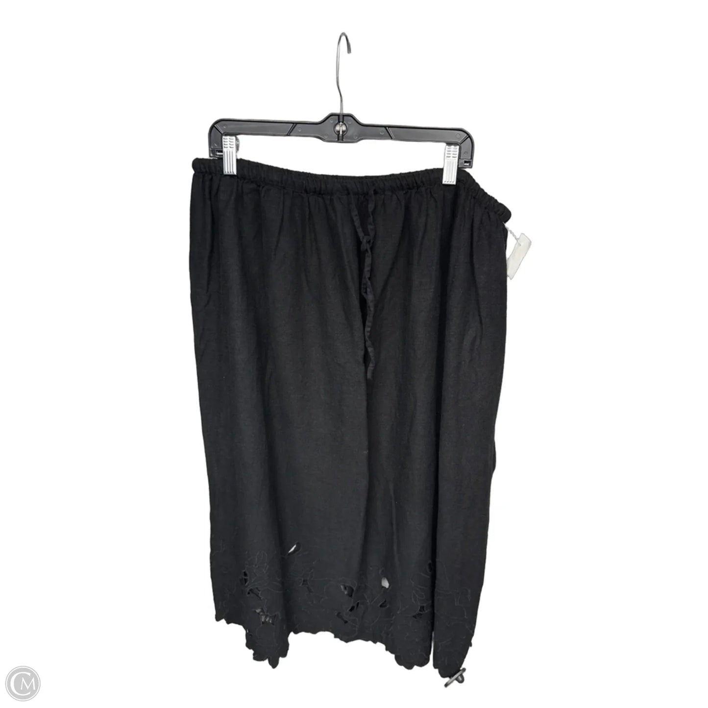 Skirt Midi By Universal Thread In Black, Size: Xl