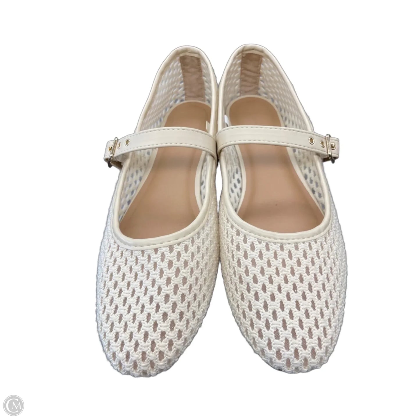 Sandals Flats By Universal Thread In Cream, Size: 10