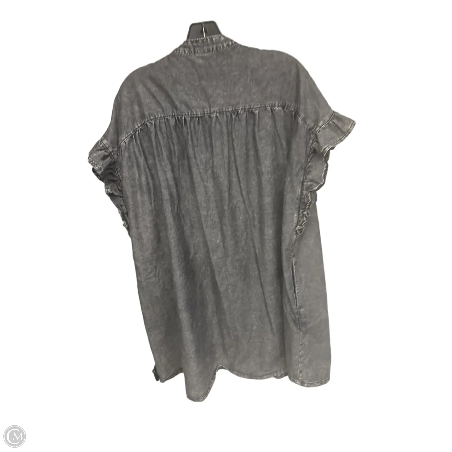 Dress Casual Short By Shein In Black Denim, Size: M