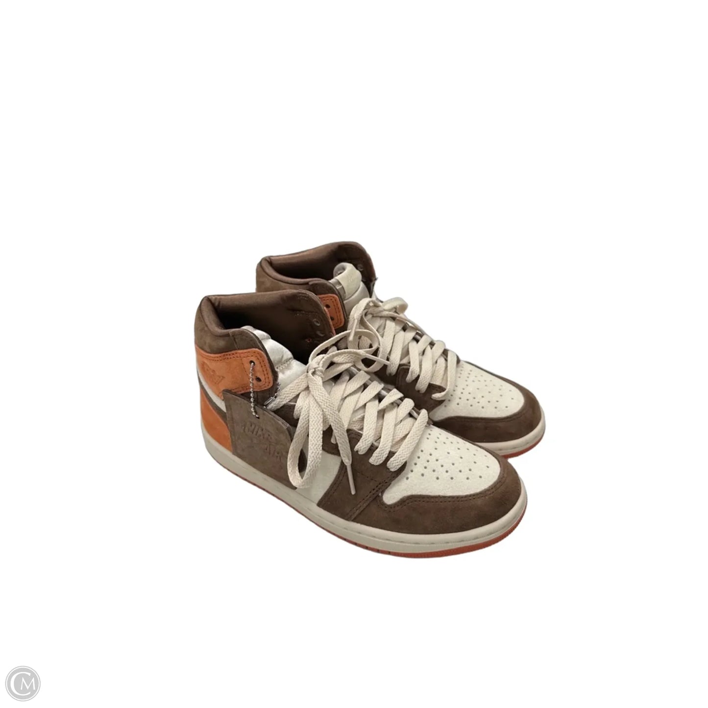 Shoes Sneakers By Nike In Brown & Orange, Size: 7.5