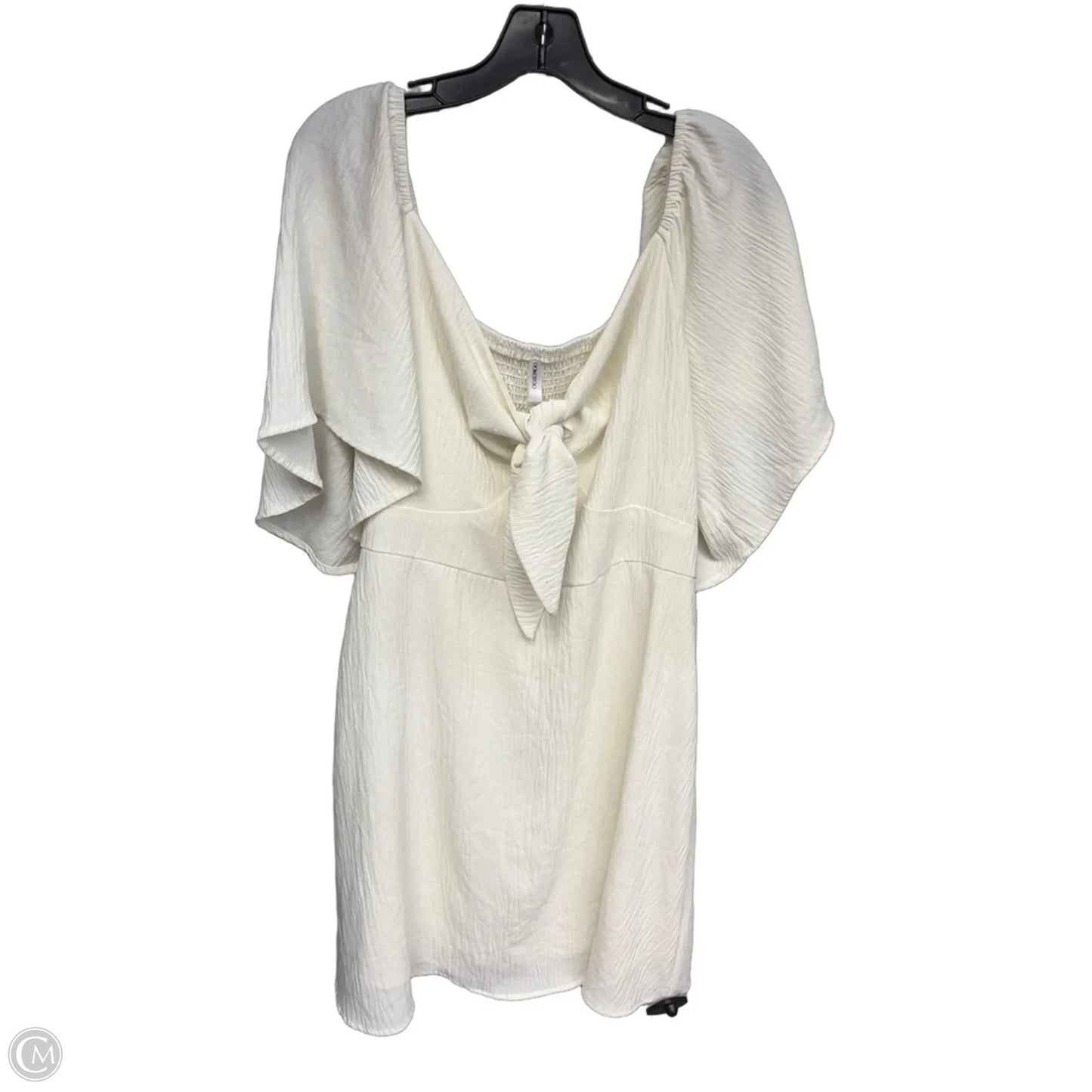 Dress Casual Short By Dokotoo In Cream, Size: Xl