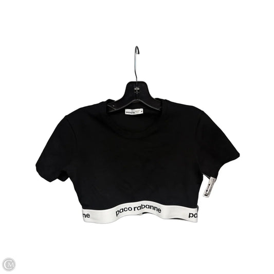 Top Short Sleeve By Clothes Mentor In Black & White, Size: Xl