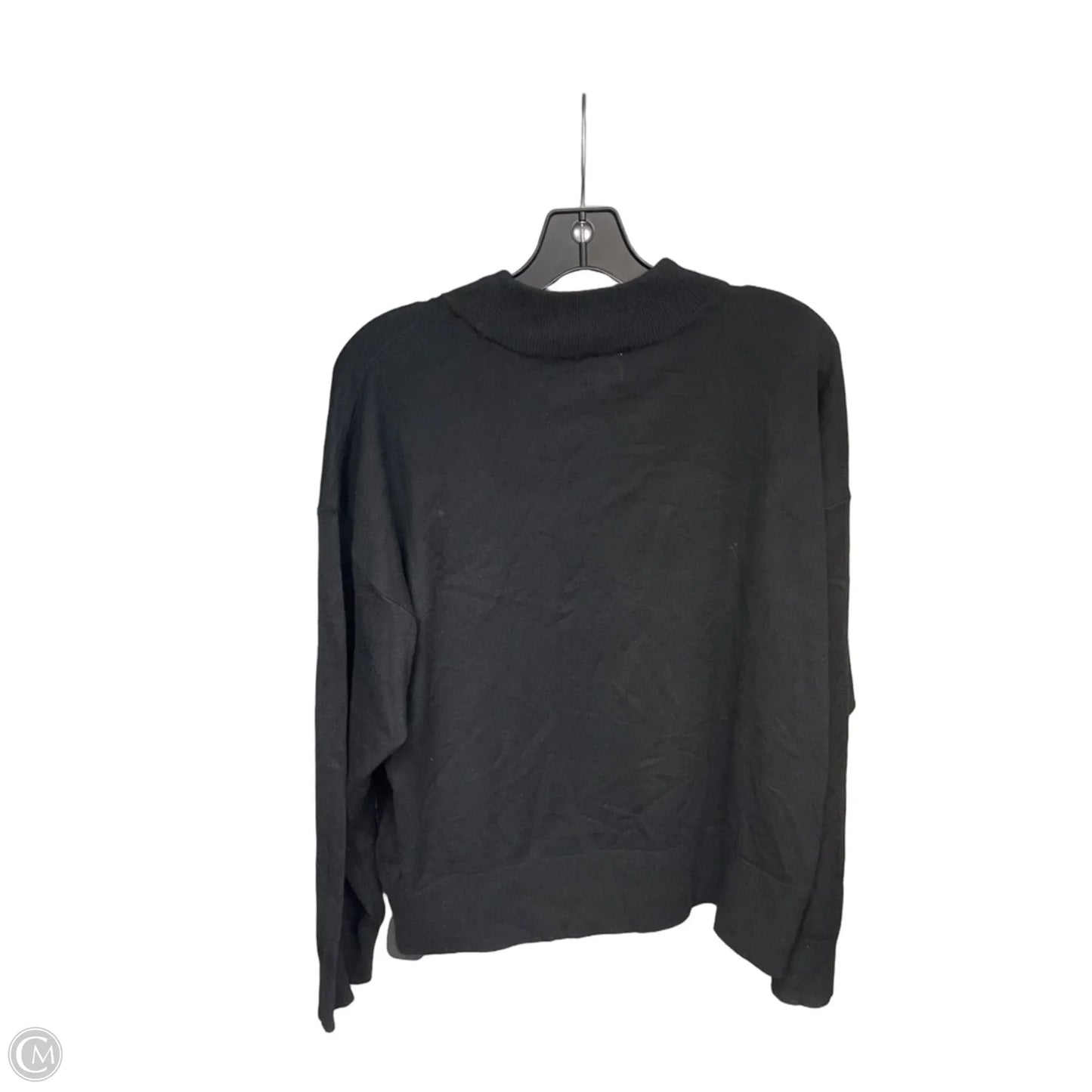 Top Long Sleeve By A New Day In Black, Size: L