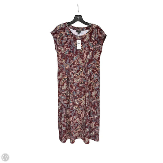 Dress Casual Maxi By J. Crew In Paisley Print, Size: Xs