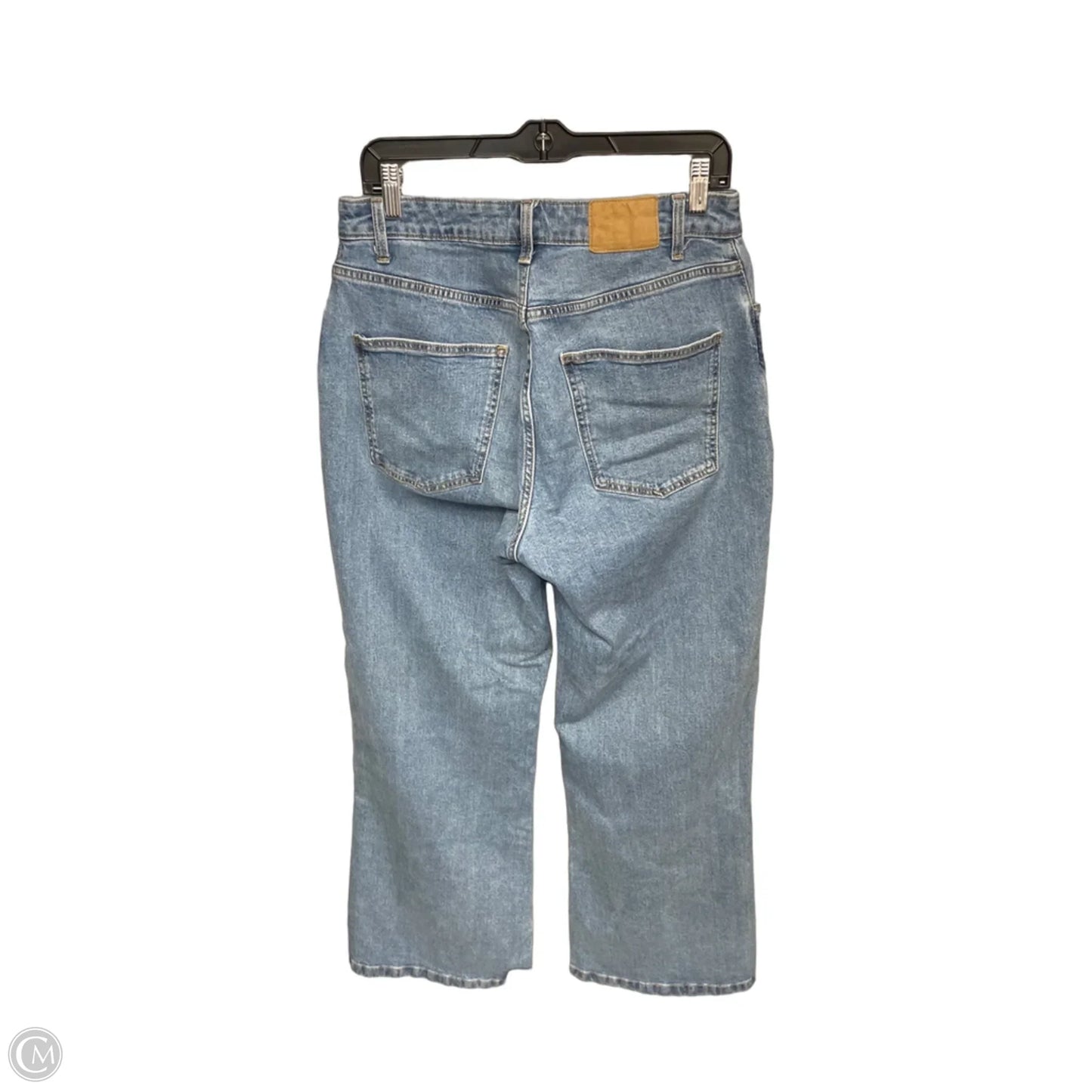Jeans Wide Leg By Cotton On In Blue Denim, Size: 14