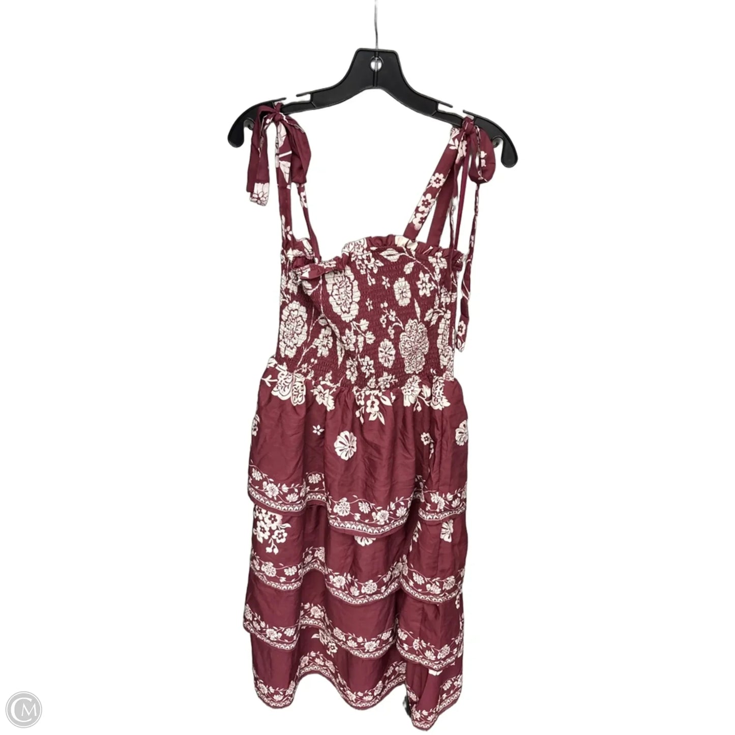 Dress Casual Midi By Francesca’s In Floral Print, Size: M