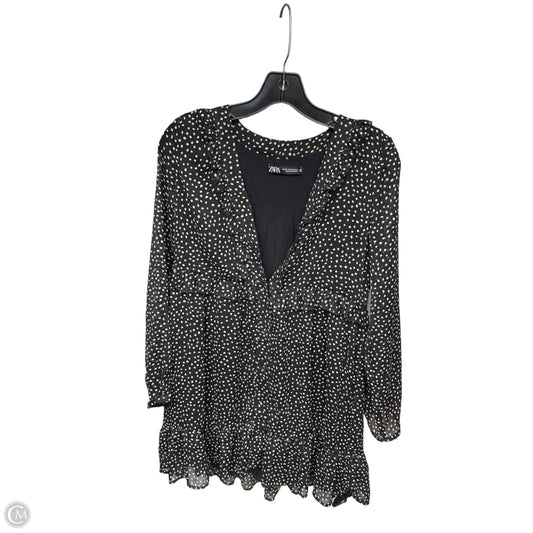 Dress Casual Short By Zara In Polkadot Pattern, Size: Xs