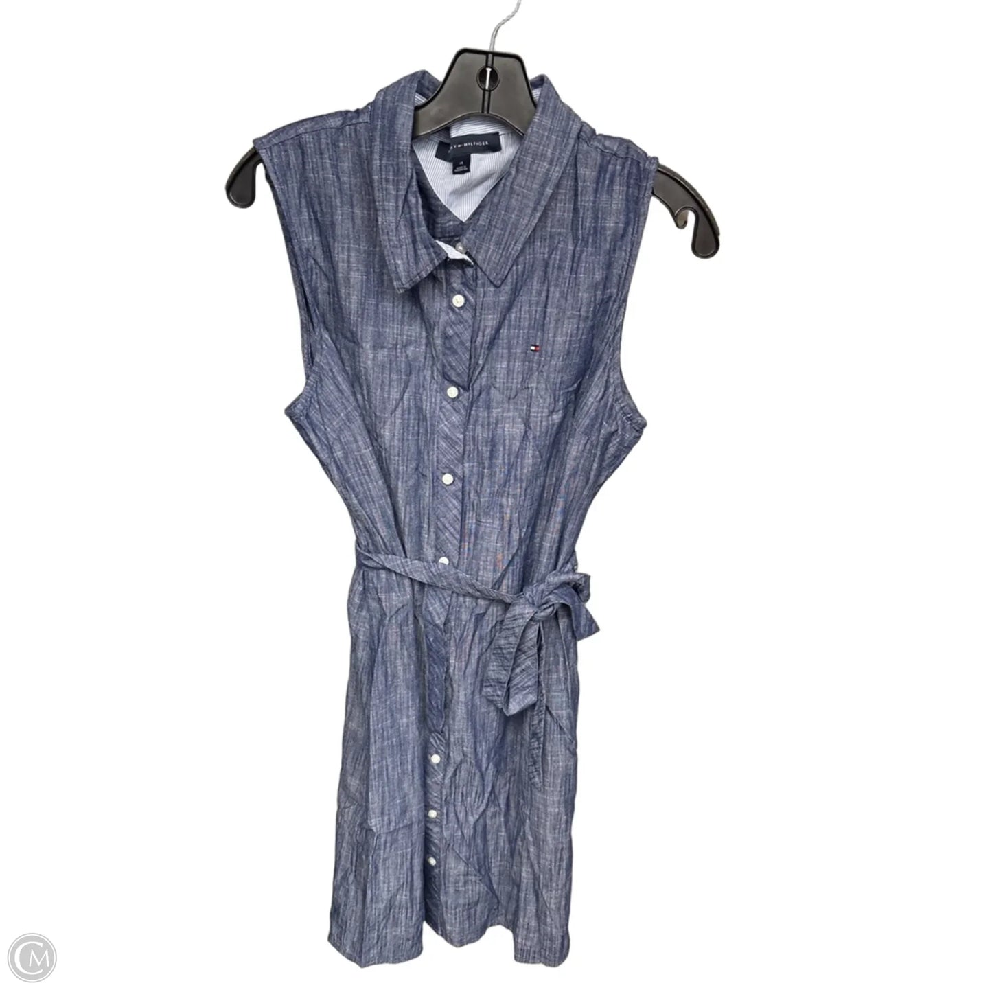Dress Casual Short By Tommy Hilfiger In Blue Denim, Size: 14