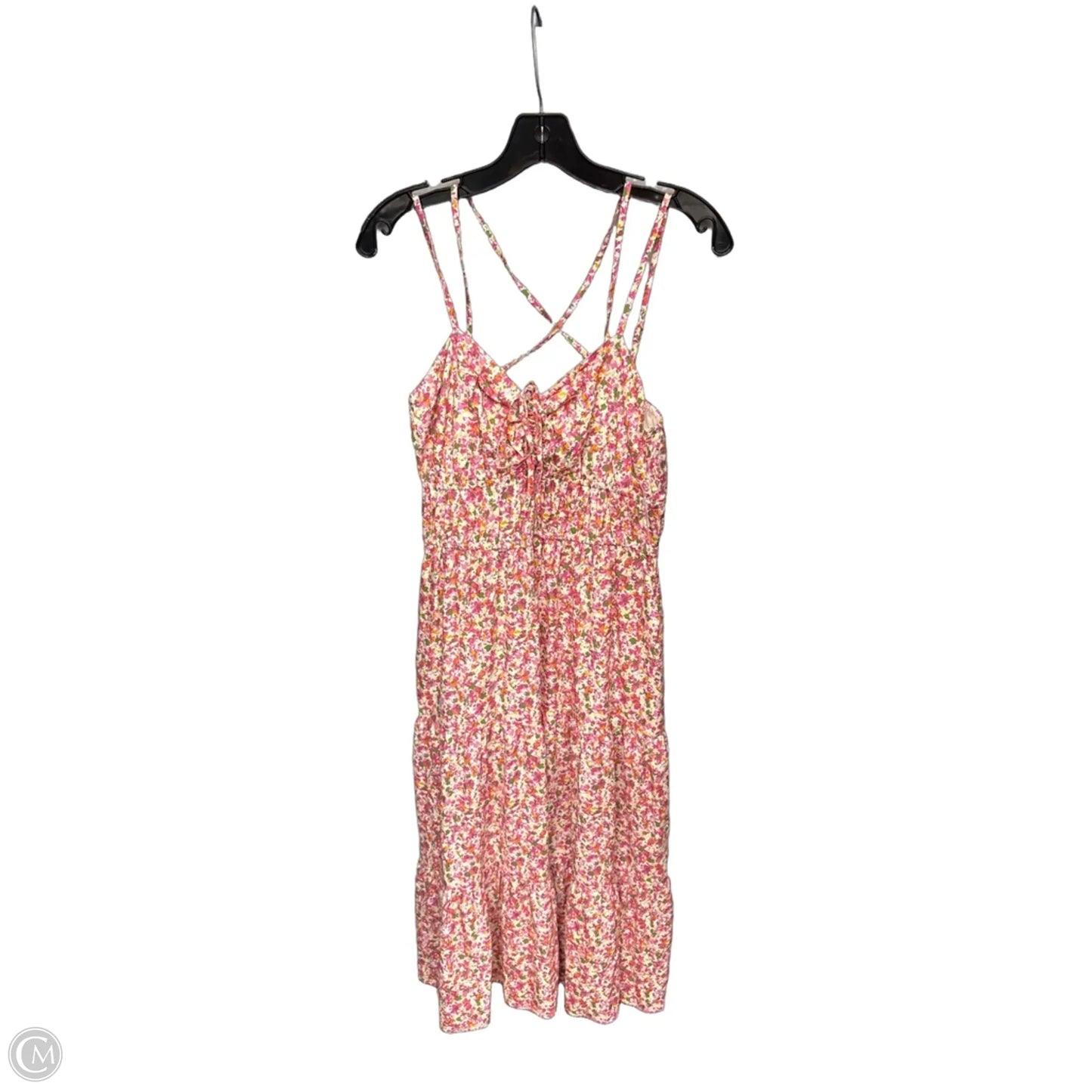 Dress Casual Maxi By Time And Tru In Floral Print, Size: Xs