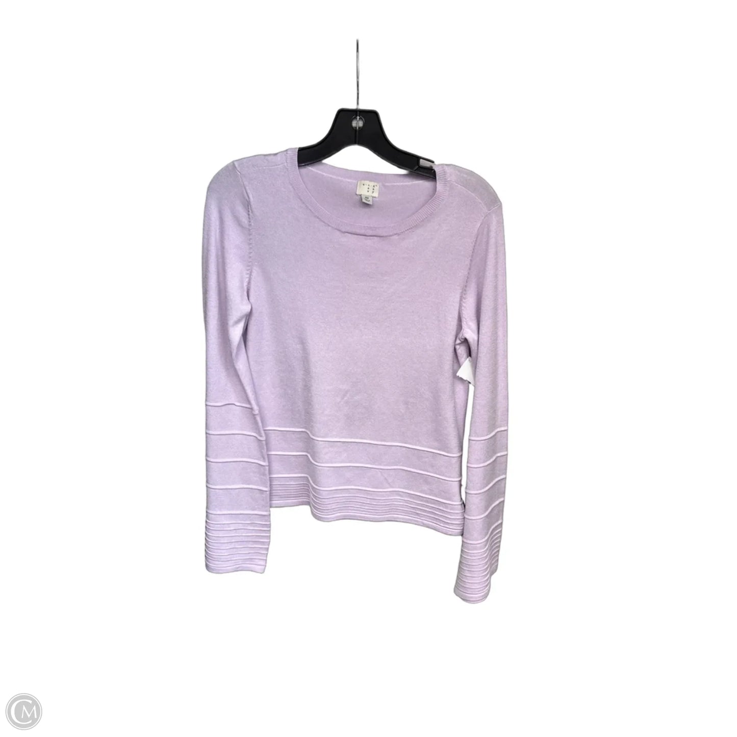 Top Long Sleeve By A New Day In Purple, Size: Xs