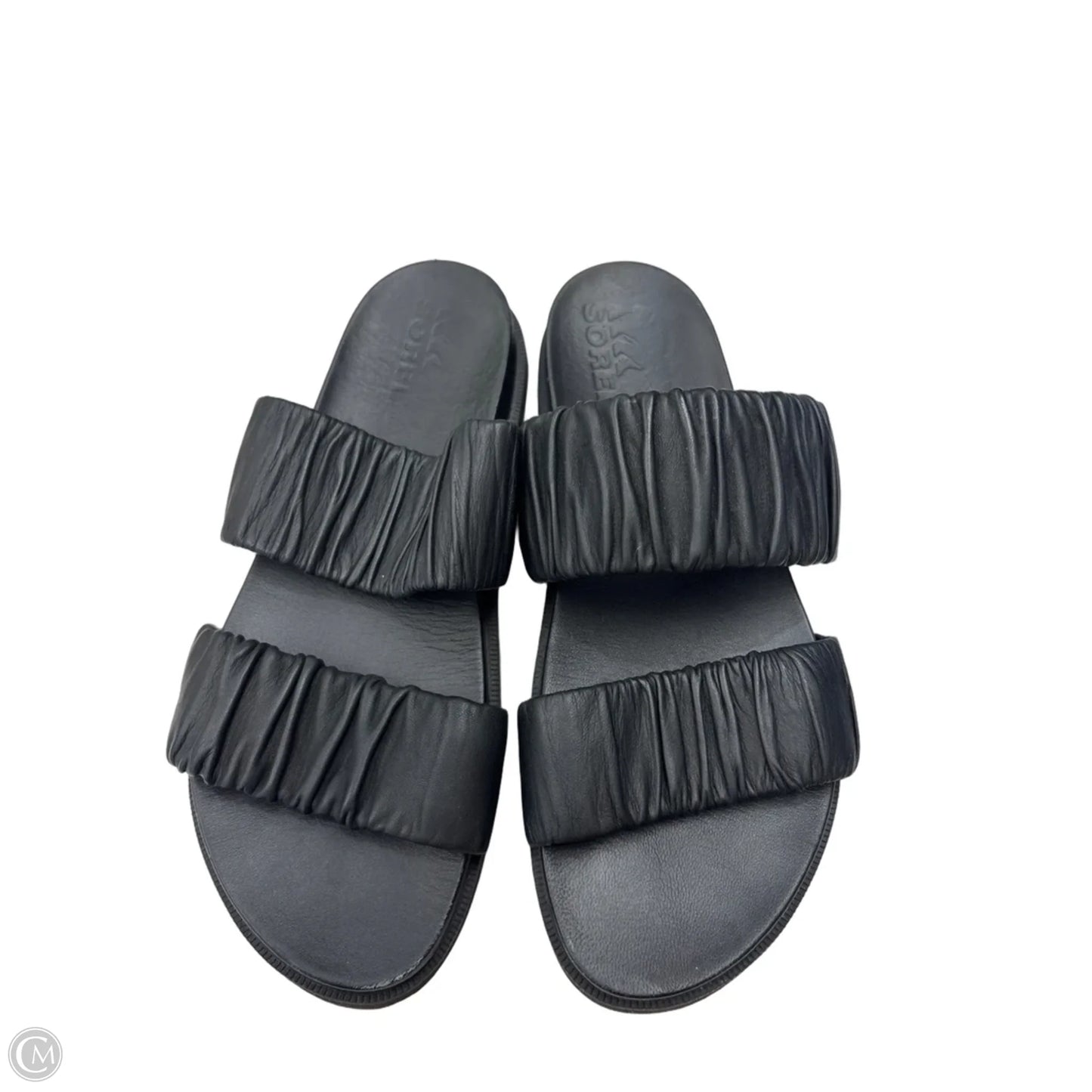 Sandals Flats By Sorel In Black, Size: 8