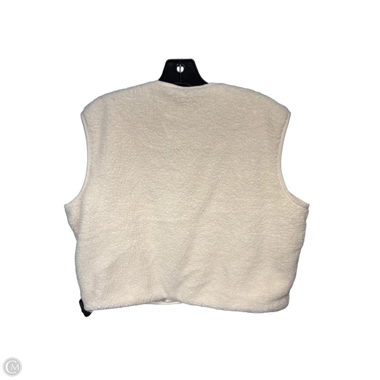 Vest Faux Fur & Sherpa By Old Navy In Cream, Size: M