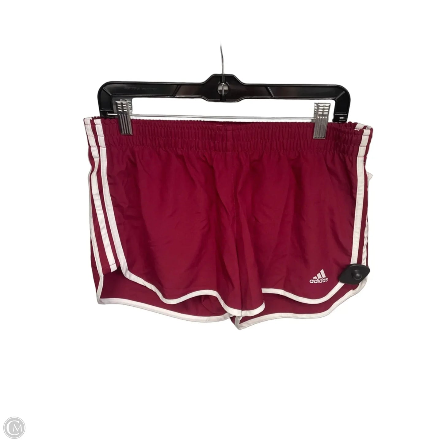 Athletic Shorts By Adidas In Red, Size: L