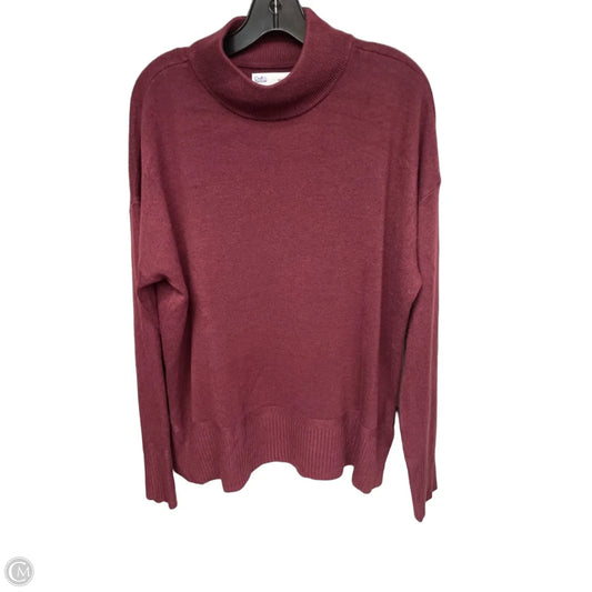Sweater By Croft And Barrow In Purple, Size: Xl