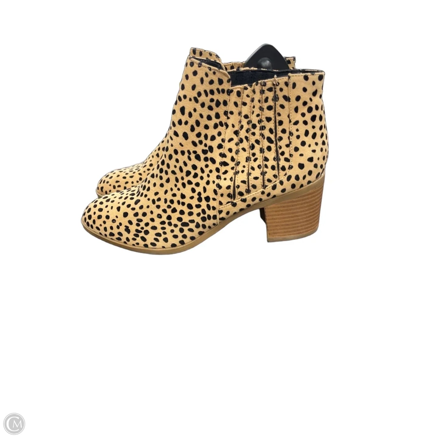Boots Ankle Flats By Maurices In Polkadot Pattern, Size: 7.5